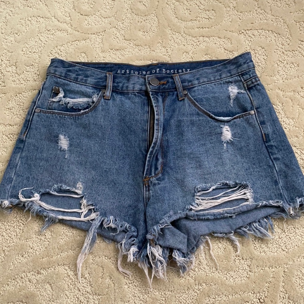 Articles of Society jean shorts